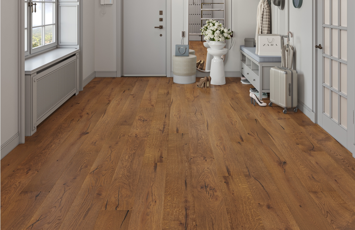 Bibury Chalet Distressed Engineered Oak