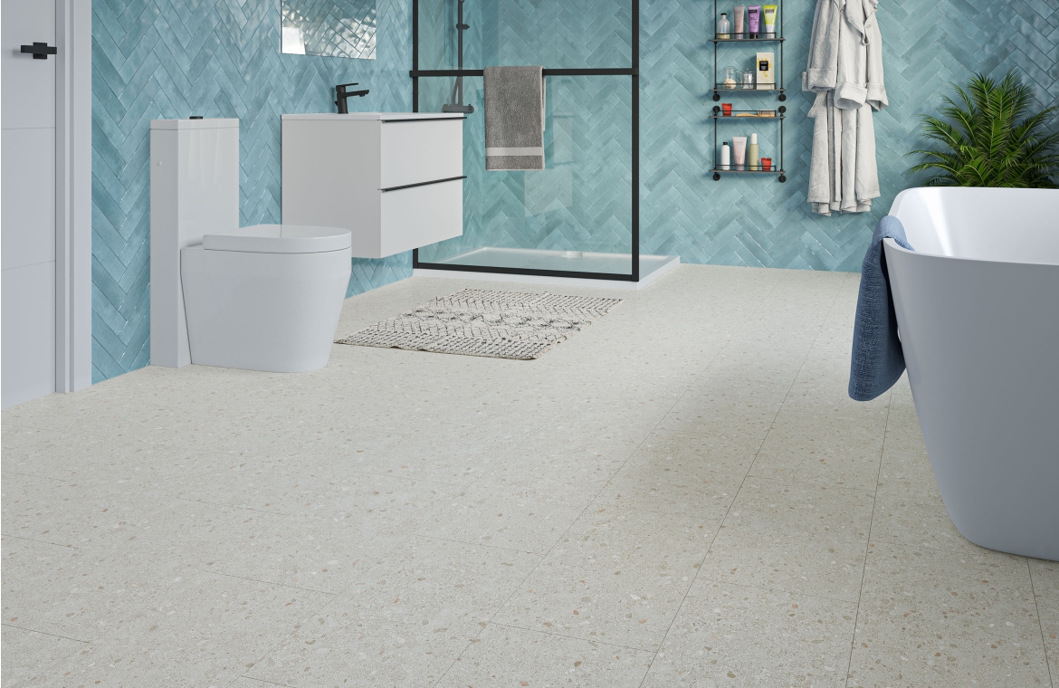 Stately Platinum Speckle Tile