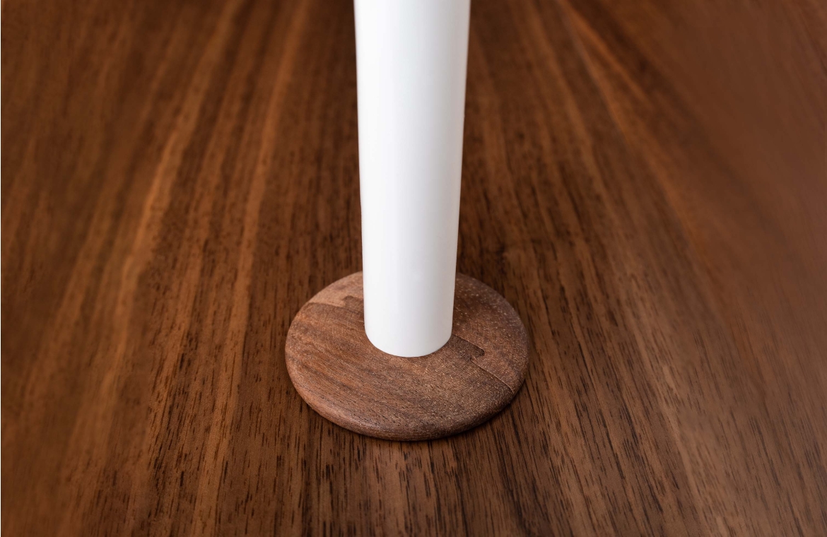 Solid Walnut Pipe Covers – Set of 2