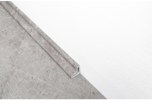 Silver Marble SPC Vinyl Beading