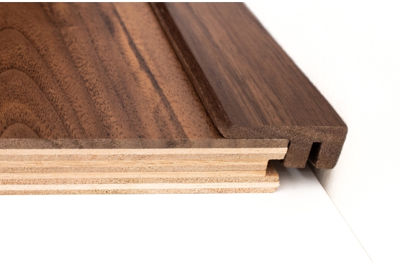 Solid Walnut End Profile – SW8
