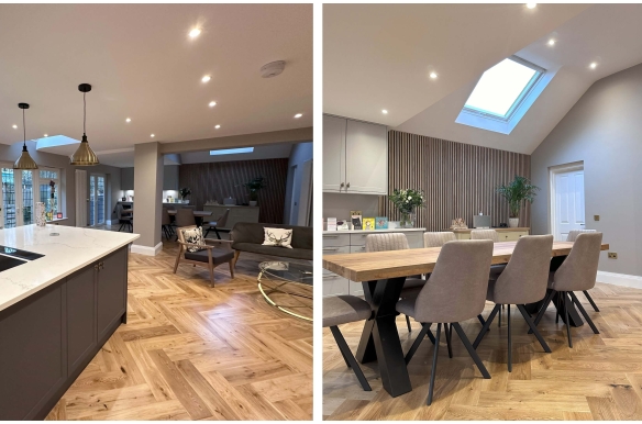 Painswick Champagne Engineered Oak Click