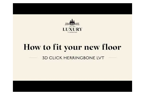 Signature Serenity Herringbone 3D Click Vinyl