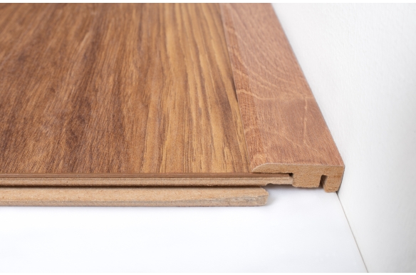 Golden Oak Laminate End Profile 