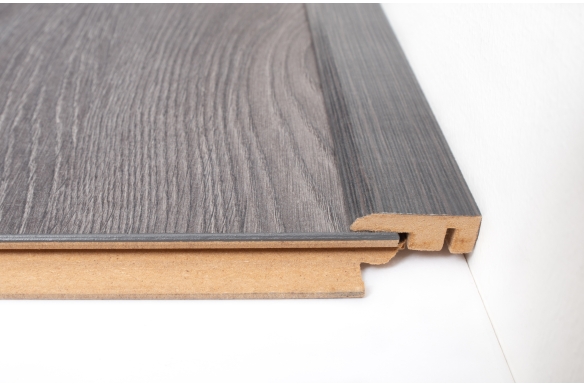 Charcoal Grey Laminate End Profile 