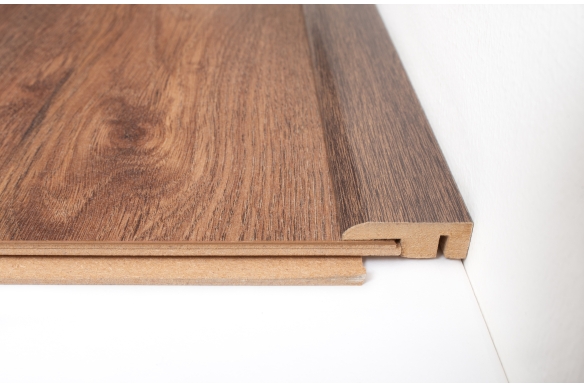 Coffee Oak Laminate End Profile 