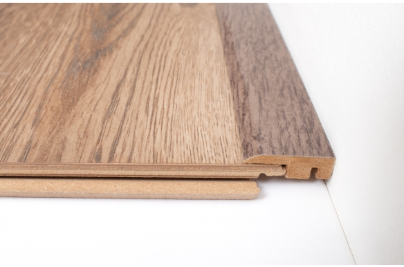 Cocoa Oak Laminate End Profile 