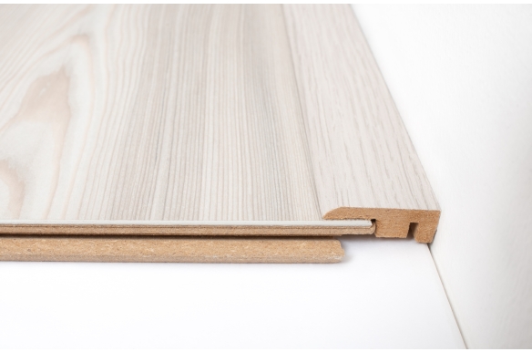 White Ash Laminate End Profile 