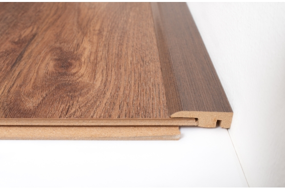 Chocolate Oak Laminate End Profile 