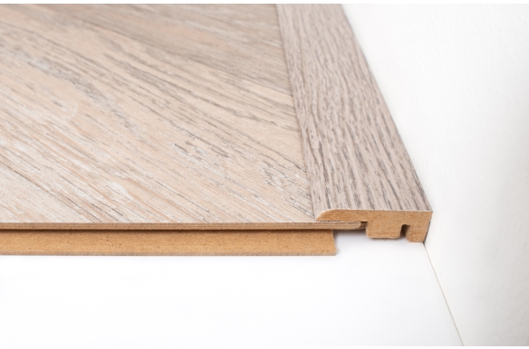Greige Laminate End Profile 