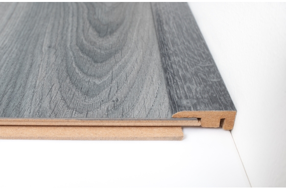 Stone Grey Laminate End Profile 
