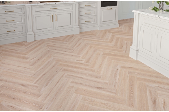 Signature Serenity Herringbone 3D Click Vinyl