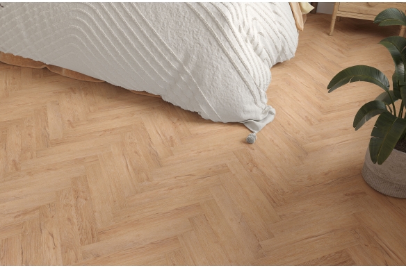 Accent 2mm Golden Sand Oak Herringbone LVT