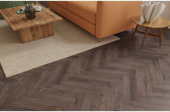 Accent 2mm Midnight Oak Herringbone LVT