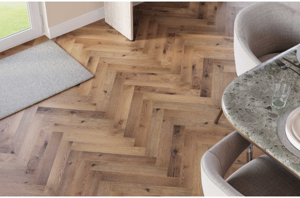 Accent 2.5mm Hawthorn Oak Herringbone LVT