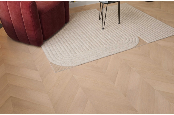 Hampton 3mm Golden Wheat Oak Chevron LVT