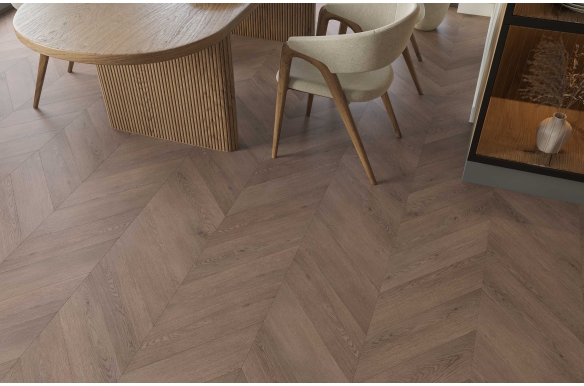 Hampton 3mm Portree Oak Chevron LVT