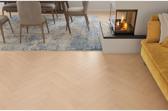 Ritz 8mm Hazel Oak Herringbone Laminate