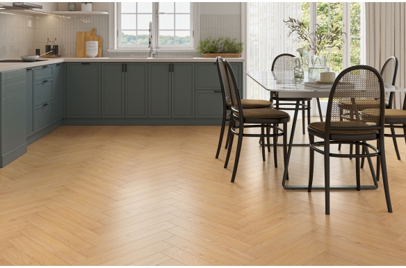 Ritz 8mm Knightsbridge Oak Herringbone Laminate
