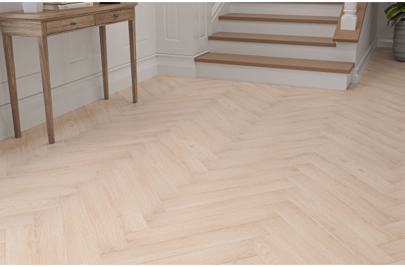 Ritz 8mm Belgravia Oak Herringbone Laminate