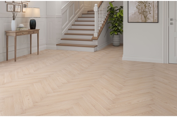 Ritz 8mm Belgravia Oak Herringbone Laminate