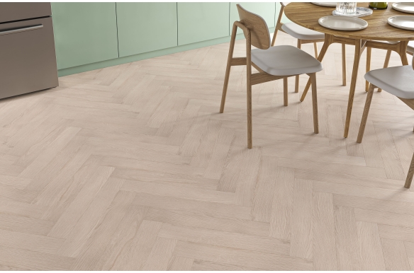 Empire 12mm Chalice Oak Herringbone Laminate