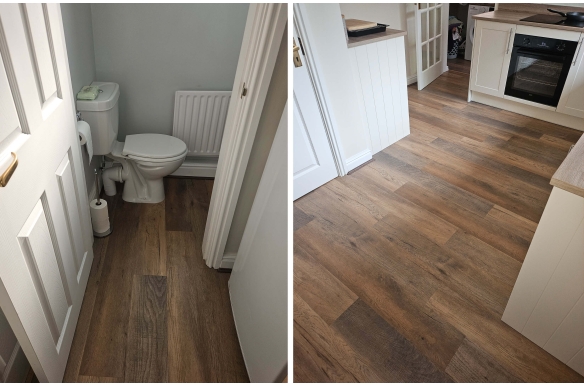 Deluxe Cappuccino Oak Click Vinyl