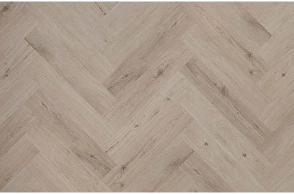 Deluxe Light Brown Herringbone Click Vinyl