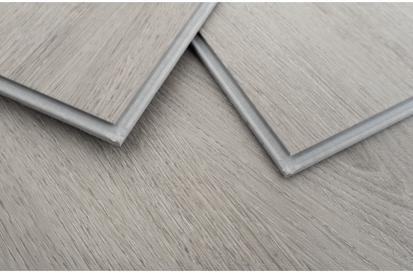 Deluxe Pewter Herringbone Click Vinyl