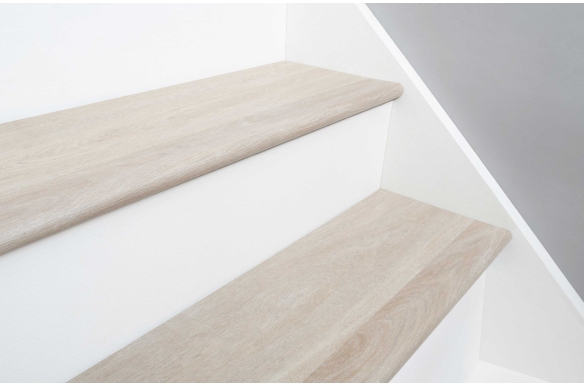 Ivory Oak SPC Vinyl Stair Nosing