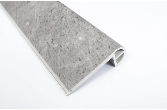 Silver Marble SPC Vinyl Stair Nosing