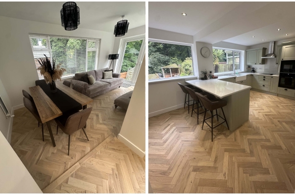 Thorpe Pasture Solid Oak Herringbone