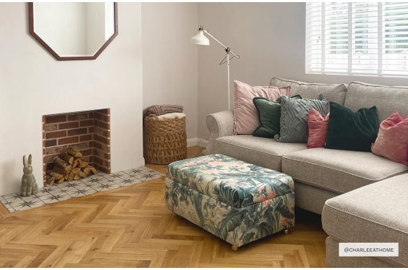 Thorpe Ranch Solid Oak Herringbone
