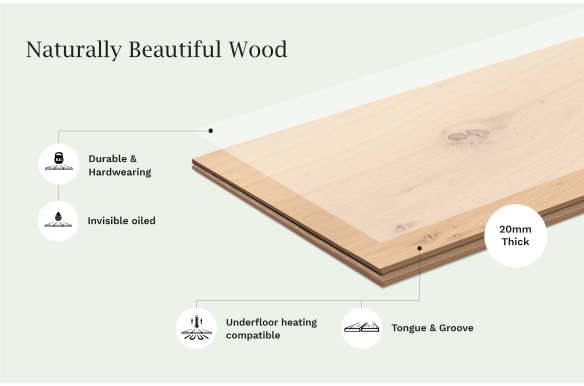 Elgin Latte Engineered Oak