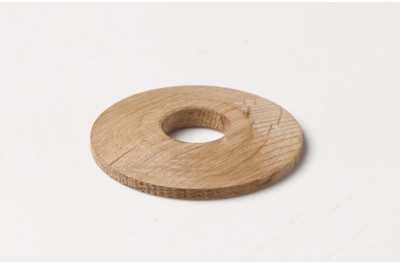 Unfinished Oak Pipe Covers – Set of 2 - SW1