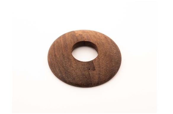 Solid Walnut Pipe Covers – Set of 2