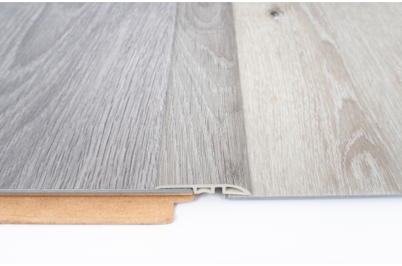 Pewter SPC Vinyl Ramp Profile