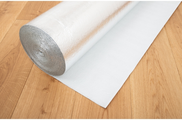Silver Laminate and Wood Flooring Underlay - 3mm