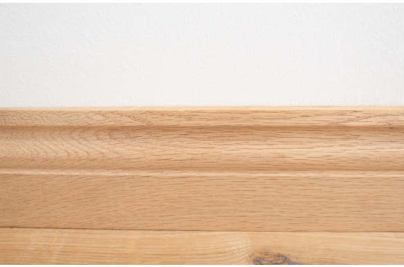 Unfinished Solid Oak Skirting Board 95 x 20mm - SW1