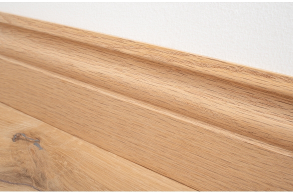 Unfinished Solid Oak Skirting Board 95 x 20mm - SW1