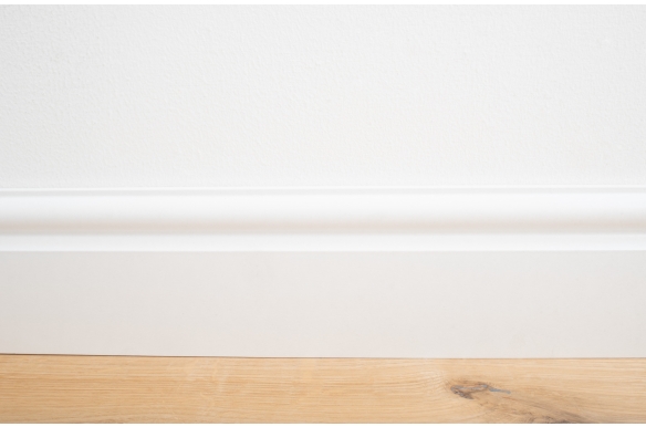 White Torus Skirting Board - 120 x 20mm