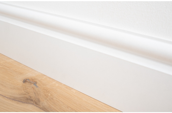 White Torus Skirting Board - 120 x 20mm