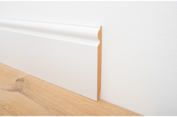 White Torus Skirting Board - 165 x 15mm