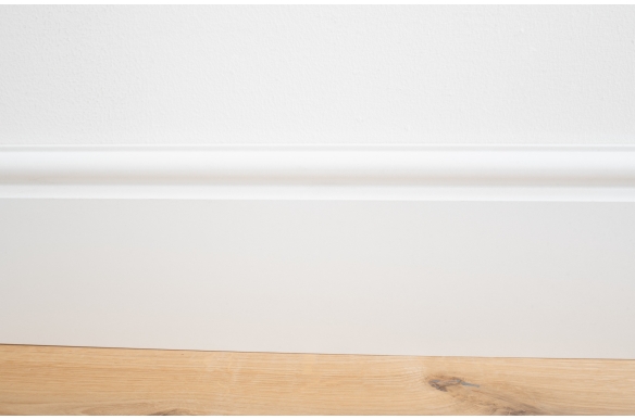 White Torus Skirting Board - 165 x 15mm