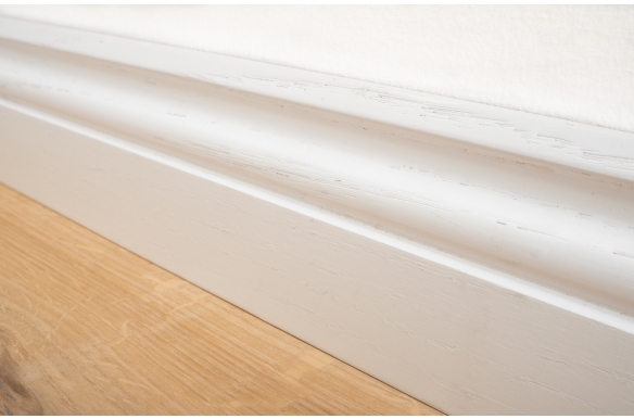 White Torus Skirting Board 95 x 20mm - SW9