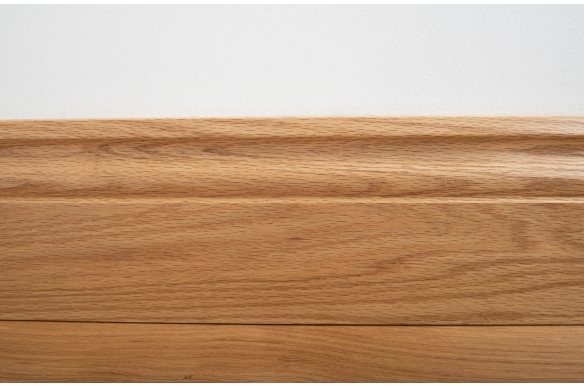 Lacquered Solid Oak Skirting Board 120 x 20mm - SW2
