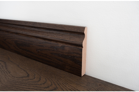 Chocolate Oak Skirting Board 120 x 20mm - SW6