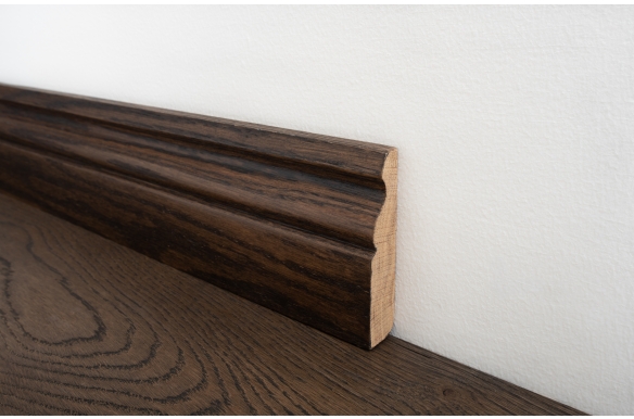 Chocolate Solid Oak Skirting Board 95 x 20mm - SW6