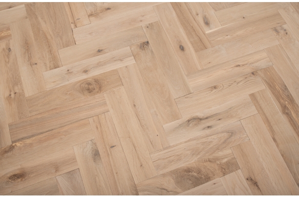Thorpe Canvas Solid Oak Herringbone