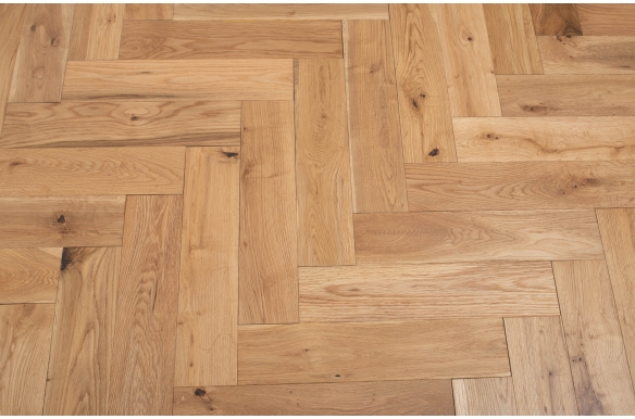 Thorpe Spring Grand Solid Oak Herringbone